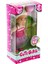 Luxury Cute Girl Pembe Balonlu Sarışın Mini Bebek 1 Adet 5
