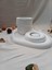Luxury El Yapımı Saksı,mumluk,tepsi 3lü Set(Mini Mum Hediye)Ev Dekorasyon 1 Adet 3