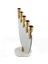 Luxury Gold 5li Cam Şamdan 37X12X27CM 1 Adet 2