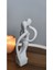 Luxury Sarılan Romantik Sevgili Dekor Dekorasyon Biblo Heykel Ev Dekorasyonu Hediyelik 17CM Beyaz 1 Adet 2