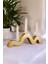 Luxury Şamdan Mumluk Dekoratif Mumluk Tealight Mumluk Altın Renk Model 13 1 Adet 1