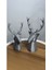 Luxury 2 Li Set Geyik Figürlü Modern Dekoratif Hediyelik Galaksi/antrasit Gri 22CM/19CM Gizzstore Home 1 Adet 5