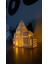 Luxury Dekoratif Ev Tealight Mumluk Modern Kış Evi Konsol Süsü Dekoratif Obje Camları Açık Geniş Ev 1 Adet 1