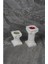 Luxury Dekoratif Antik Roma Sütun Şeklinde Beton Tealight Mumluk Set 2 Parça 1 Adet 5