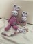 Luxury Örgü Amigurumi Tavşan Yenidoğan Seti 1 Adet 1