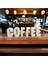 Luxury Beyaz Coffee Yazısı Biblo Ev Dekorasyon 5cm Harf & Taş Tozu 1 Adet 4