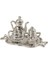 Luxury Minyatür Metal Çaydanlık Demlik Fincan Tepsi Set Gümüş Renk Bebek Evi Çocuk Oyuncakları Için 1 Adet 1