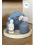 Luxury Trios Gift Dekoratif Obje-Sevgili Sarılan Çift- Vazo-Gökkuşağı Kemer-4 'lü Biblo Özel Set 1 Adet 2