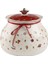 Luxury Toy's Delight Yılbaşı Temalı Porselen Dekoratif Kurabiye Kavanozu 21 cm 1 Adet 1