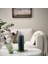 Luxury Blok Mum Tabağı Çap 18 cm Ikea Şekilli Metal Mumluk Çelik Mum Altlığı Açık Yeşil 1 Adet 4