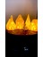 Luxury Kış Evleri Seti 5 Parça Dekoratif Hediyelik Beyaz Evler Tealight Mum ( 1 Adet Mum ) 1 Adet 2