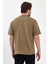 Erkek Bisiklet Yaka Baskılı T-Shirt 7023 3
