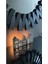 Luxury 5’li Ev Tealight Beton Mumluk Seti Beyaz Dekoratif 1 Adet 5