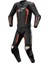 Alpinestars Missile V2 2 Parça Deri Tulum Siyah Kırmızı 1