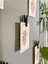 Luxury Mıknatıslı Ahşap Klips Mandal ve Mini Poster Set Siyah Magnet Not ve Fotoğraf Tutucu Pin 5'li 1 Adet 3