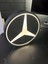 Luxury Işıklı Mercedes Duvar Panosu – LED Dekoratif Logo 1 Adet 3