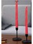 Luxury Premium Seri Kokulu Mermer Desenli Sedefli Konik Samdan Mum - 2'lü Set 1 Adet 1