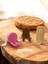Luxury Sevimli Kahve Köşesi 3 Lü Biblo Seti - Pembe Oreo - Lotus Bisküvi - Belçika Çikolata Tatlı Üçlü Set 1 Adet 4