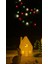 Luxury Kış Evleri Çam Ağaç Dekorlu 3lü Set Tealight Mumluk Noel Ev Set Tealight Mum ve Tavşan Hediyeli 1 Adet 2