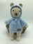 Luxury Amigurumi Mavi Uyku Arkadaşı Ayıcık 30 cm 1 Adet 1