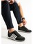 Günlük Sneaker Unisex Çizgili Günlük Rahat Kaliteli Konforlu Bağcıklı Sneaker Spor Ayakkabı 1
