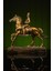 Luxury Özel Tasarım At Üzerinde Mustafa Kemal Atatürk Gold Altın Bronz Heykel Biblo 1 Adet 3