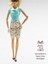 Luxury Mattel Oyuncak Bebek Kıyafeti - Desenli Elbise ve Aksesuar 1 Adet 1