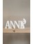Luxury Anne Yazılı Anne ve Çocuk Silüetli 3D Dekor 20X7 cm Anneler Günü Hediyesi 1 Adet 1