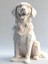 Luxury Origami Stil Köpek Biblo – Modern 3D Dekoratif Heykel 1 Adet 1