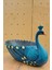 Luxury Dekoratif Tavus Kuşu Gondol Şekerlik Saksı Biblo 27X14 cm 1 Adet 1