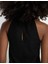 Halter Yaka Mini Plaj Elbisesi 4