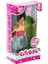 Luxury Cute Girl Pembe Balonlu Kumral Mini Bebek 1 Adet 2