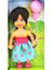 Luxury Cute Girl Pembe Balonlu Kumral Mini Bebek 1 Adet 3