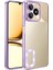 Realme C53 4g Kılıf Kamera Korumalı Logo Gösteren Şeffaf Kapak 2