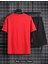 Ayı Baskılı Erkekler Için 2 Parça , Rahat Kısa Kollu Oversize T-Shirt ve Yazlık Bağcıklı Şort Takımı 2