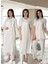 Dvina Effortt Lohusa 4'lü Set - Sabahlık/pijama Takımı/gecelik Ekru - 5036 1