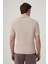 Stenly Bej Rengi Şal Yaka Tişört 3
