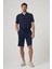 Abıto Lacivert Modal Içerikli Relaxed Fit Süprem Şort 2