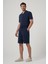 Abıto Lacivert Modal Içerikli Relaxed Fit Süprem Şort 3