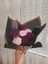 Örgü Çiçek Buketi, Pudra Pembe-Mor Karışık Gül Buketi, Gıftandflowers 4