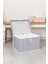 Kapaklı Çok Amaçlı Çamaşır-Saklama-Düzenleme Vb Hurç Kutu - 40 x 30 x 26 - Mini 2