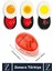 Premium Yanmaz Erimez 3 Farklı Zamanlayıcılı Haşlama Yumurta Pişirme Derecesi Egg Timer 3