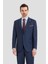 Erkek Mono Yaka Açık Lacivert Takım Elbise - Modern Fit Kesim - 4 Drop 2