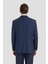 Erkek Mono Yaka Açık Lacivert Takım Elbise - Modern Fit Kesim - 4 Drop 3