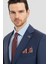 Erkek Mono Yaka Açık Lacivert Takım Elbise - Modern Fit Kesim - 4 Drop 4