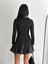 Eteği Kloş Crep Mini Elbise S1267 4