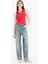 Slim Fit Dar Kesim Polo Yaka Ribana Kırmızı Atlet F4433AX25SM 2