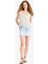 Regular Fit V Yaka Çiçekli Şifon Askılı Bluz F2245AX25SM 2