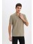 Regular Fit Polo Yaka Kısa Kollu Tişört E1215AX25SM 3