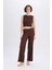 Slim Fit Dar Kesim Bisiklet Yaka Bürümcük Atlet E0999AX25SP 2
